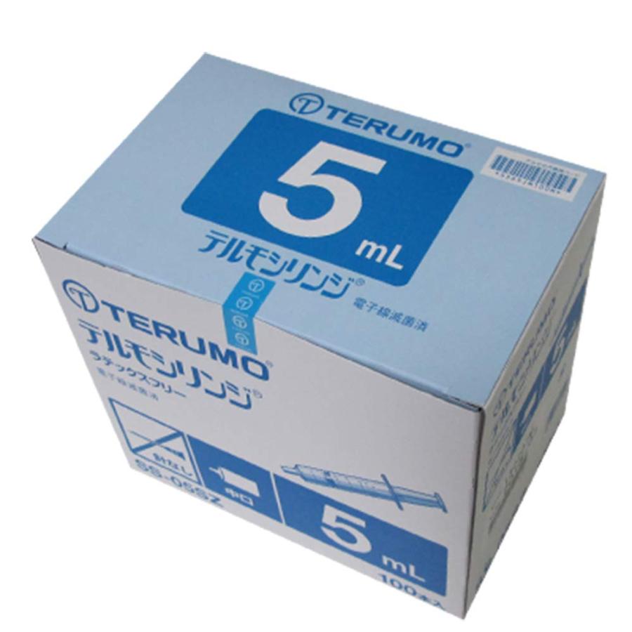 テルモシリンジ 5ml 針無 100本入 スリップチップ(中口) {SS-05SZ