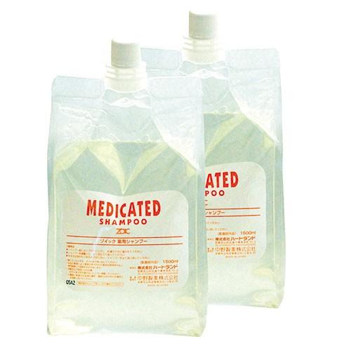 ゾイック　薬用シャンプー  1500ml✖️2   犬用 ゾイック 薬用シャンプー3000ml（1500ml×2）（詰替ミニボトル