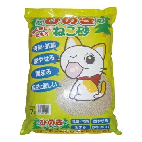 ヒノキひのきのねこ砂 {418300} 7L : 愛犬と一緒に歩くを叶える