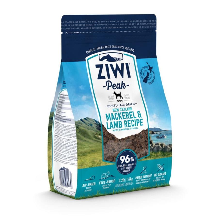 ZIWI PEAKエアドライドッグフード マッカロー&ラム 1kg 自然食 賞味期限：2025/10/15】 ジウィピーク エアドライ・ドッグフード