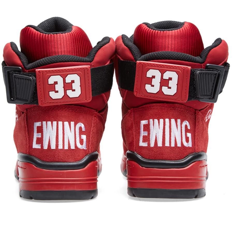 【送料/関税込】Ewing 33 Hi/パトリック・ユーイング アスレチックス/PATRICK EWING ATHLETICS/スエード レッド ハイカット スニーカー バッシュ/1EW90013-601の画像