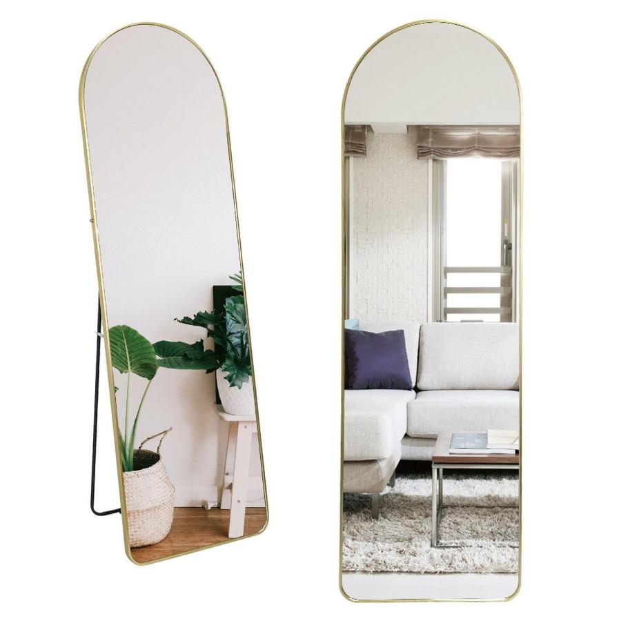 スタンドミラー アーチ型(150cmx40cm ）鏡 姿見 全身 大型 壁掛け