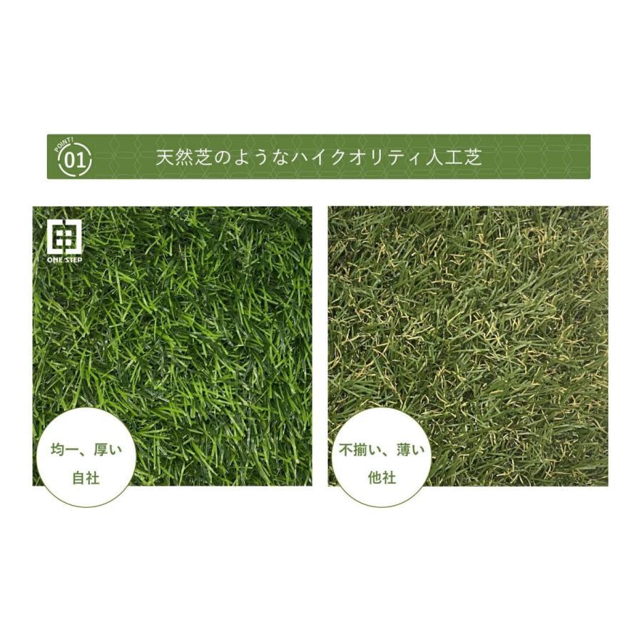 人工芝 ロール リアル 2m×25m 芝丈35mm 固定ピン付 