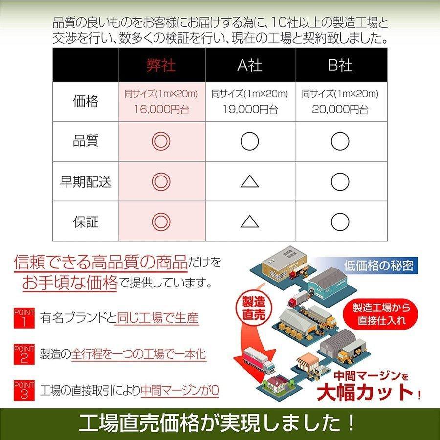 人工芝 ロール リアル 2m×25m 芝丈35mm 固定ピン付 