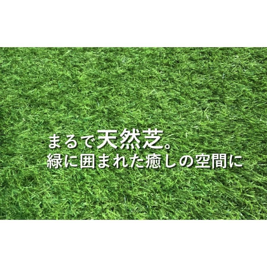 人工芝 ロール リアル 2m×25m 芝丈35mm 固定ピン付 
