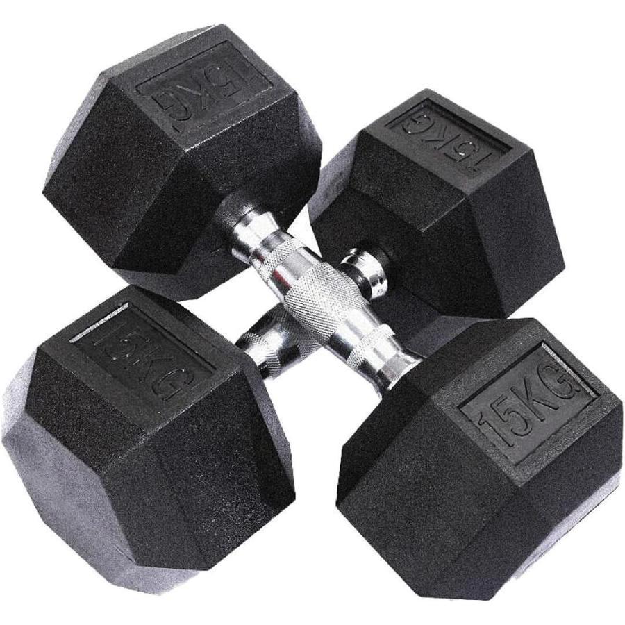 ダンベル 15kg 2個セット 合計30kg 六角 鉄アレイ 在宅 筋力