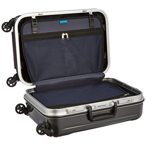 [ワールドトラベラー] スーツケース サグレス ストッパー付 機内持ち込み可 31L 48 cm 3.5kg ブラックカーボン 