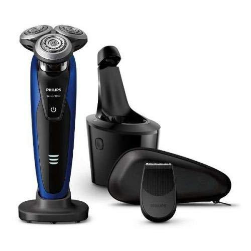 フィリップス メンズシェーバー(ブラック/ウルトラブルー)【電気シェーバー】PHILIPS series 9000 S9185A/26