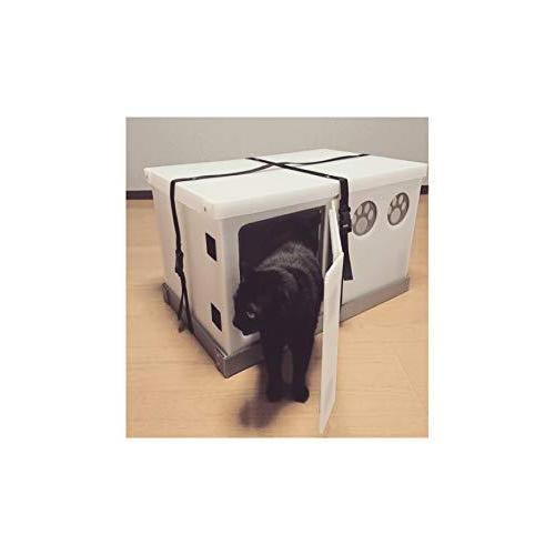 いっしょに避にゃん 猫の防災用ケージ/同行避難に最適な折り畳み式 地震・水害・火事などの災害で避難せざ? 