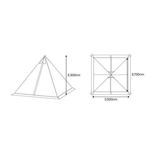 テンマクデザイン ヤリ 3×3 O1798428124(16004円)