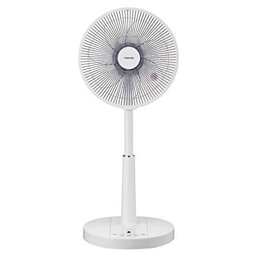 東芝リビング扇風機 ホコリ防止加工 リモコン首振 7枚羽 DCモーター ホワイト 東芝リビング扇風機 ホコリ防止加工 リモコン首振 7枚羽 DC