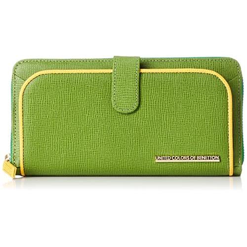 ユナイテッド 財布 カラーズ レディースファッション オブ ベネトン 財布 帽子 ファッション小物 札入れ グリーン 抗菌 抗ウイルス素材と国産レザーの上質財布 A B09j48jb7y 2116 Animado 正規輸入品保証の