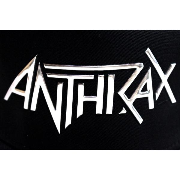 ANTHRAX アンスラックス SONIC SILVER LOGO CAP オフィシャル バンド