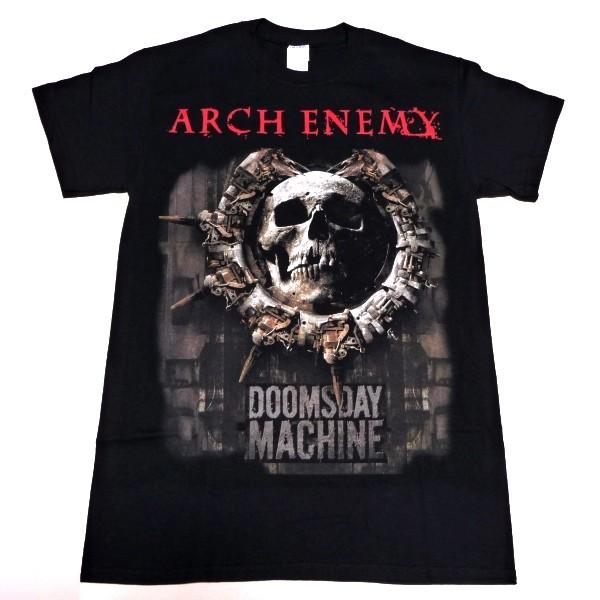 ARCH ENEMY アーチエネミー Doomsday Machine Black T-Shirt オフィシャル バンドＴシャツ 1梱包2枚までメール便対応可｜animal-rock