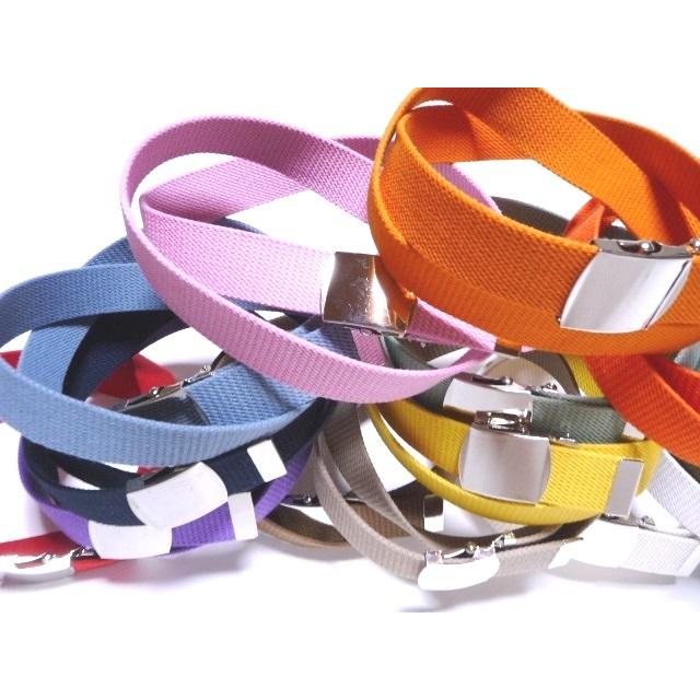 オフホワイト (生成り) 32ミリ 綿 GIベルト ガチャベルト ローラー