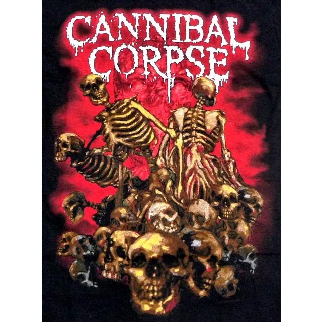 Official Band Merchandise Cannibal Corpse Pile Of Skulls 2018 Men T-Shirt Long | Ubuy Official Band Merchandise Metal Shirt