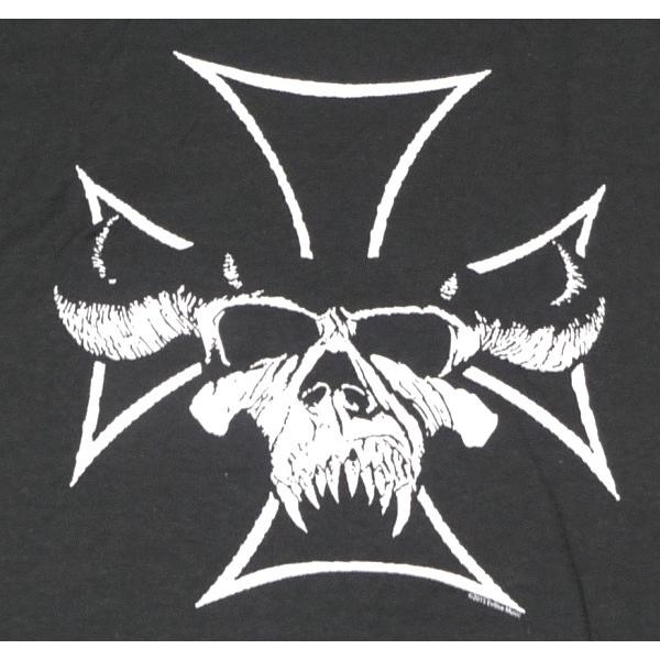 DANZIG / GRENN ダンジグ CROSS WITH SKULL JUNIORS TISSUE TEE レディース オフィシャル ...