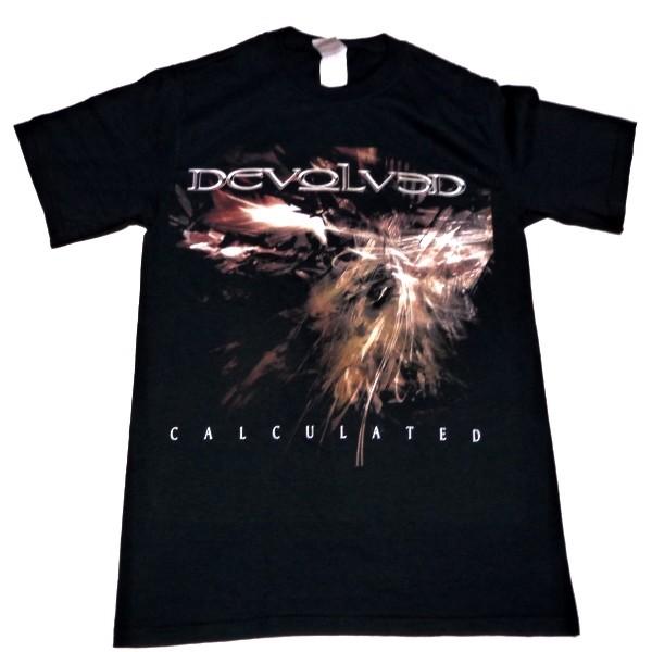 【メール便対応可】DEVOLVED デヴォルヴド CALCULATED オフィシャル バンドTシャツ【正規ライセンス品】｜animal-rock