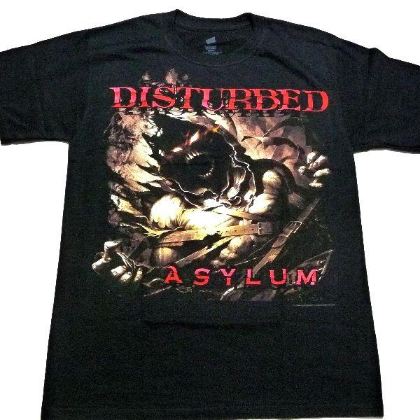 【メール便対応可】DISTURBED ディスターブド  ASYLUM SHRED オフィシャル バンドTシャツ｜animal-rock