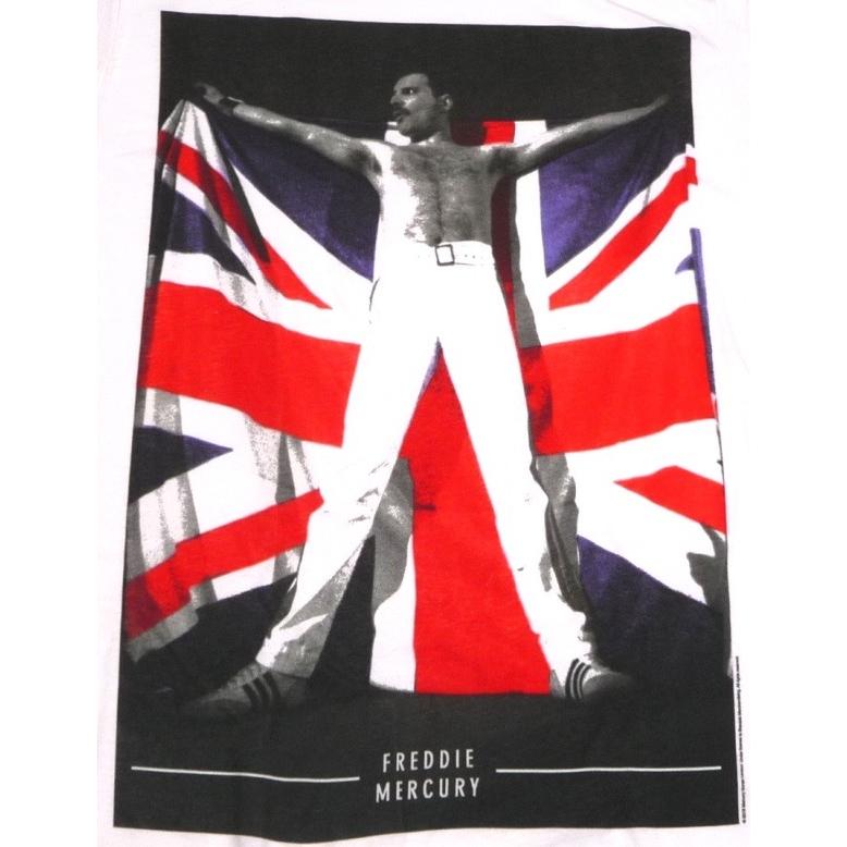 QUEEN クイーン FREDDIE MERCURY フレディーマーキュリー FREDDIE FLAG オフィシャル バンドTシャツ / 2枚