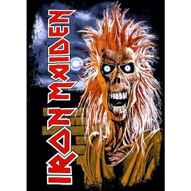 T-shirt Iron Maiden - Pochette Du Premier Album - Produit Officiel Unisexe