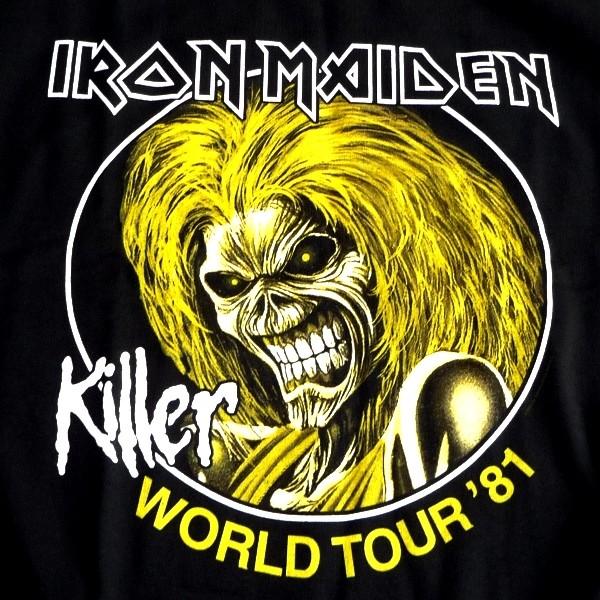 IRON MAIDEN アイアンメイデン KILLERS WORLD TOUR 81 Sweatshirt 
