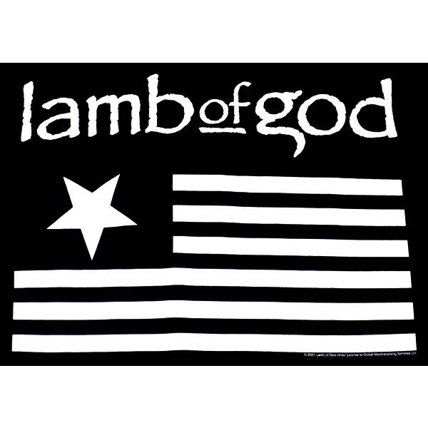 LAMB OF GOD ラム・オブ・ゴッド LOG FLAG オフィシャル バンドTシャツ｜animal-rock｜02