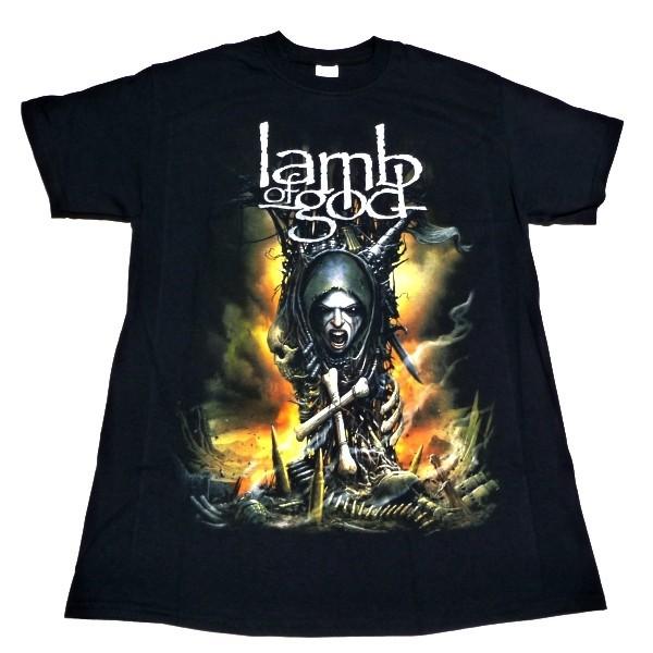 LAMB OF GOD ラム・オブ・ゴッド SPIRIT WARRIOR オフィシャル バンドTシャツ / 2枚までメール便対応可｜animal-rock