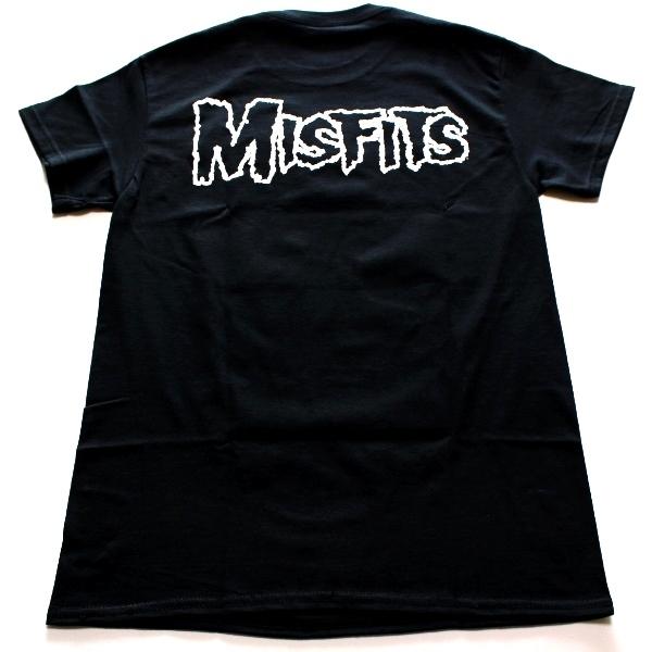 MISFITS ミスフィッツ SKULL ＆ LOGO オフィシャル バンドTシャツ 1