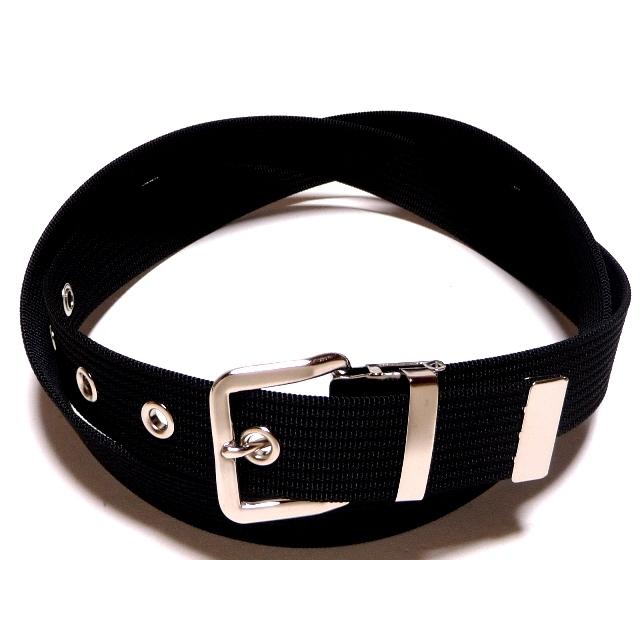 シングルピンベルト ブラック 黒 32ミリ幅 ナイロン 1Pベルト 作業