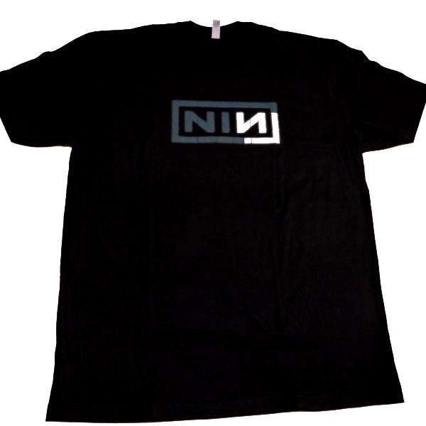 NINE INCH NAILSナイン・インチ・ネイルズ GRAY & WHITE LOGO オフィシャルバンドTシャツ :nineinch