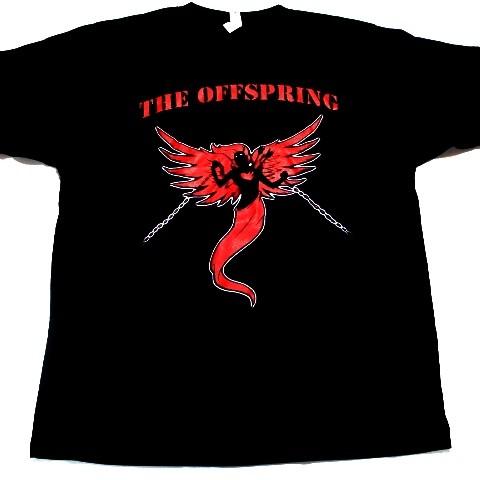 オフスプリング Tシャツ M レッド The Offspring AAA メール便対応可】OFFSPRING オフスプリング RISE AND FALL