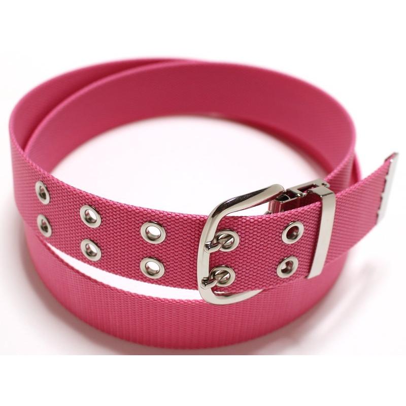 ダブルピンベルト ピンク 40ミリ幅 パイレン 2Pベルト 二つ穴ベルト