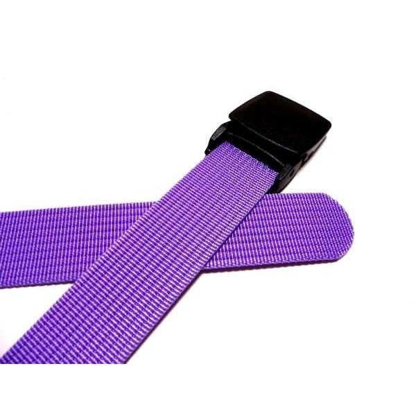 ハトメナイロンベルト  BR18AU08-LG0052[品番：WG010033317]｜WEGO【WOMEN】（ウィゴー）のレディースファッション通販｜SHOPLIST（ショップリスト） ハロッズ★ベルト★レザー×ナイロン★黒×赤×紫系★美品