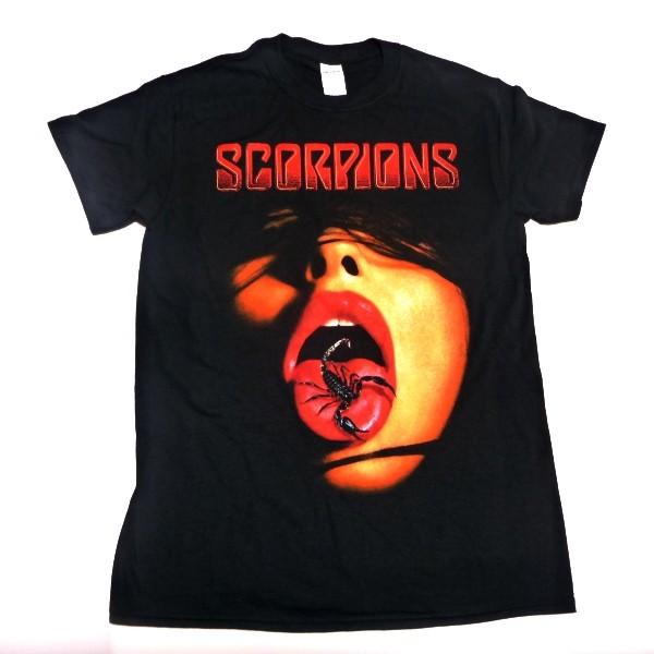 SCORPIONS スコーピオンズ TONGUEオフィシャルバンドＴシャツ 1梱包2枚までメール便対応可｜animal-rock