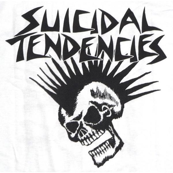 SUICIDAL TENDENCIES スイサイダルテンデンシーズ MOHAWK SKULL オフィシャル バンドＴシャツ  / 2枚までメール便発送可｜animal-rock｜04