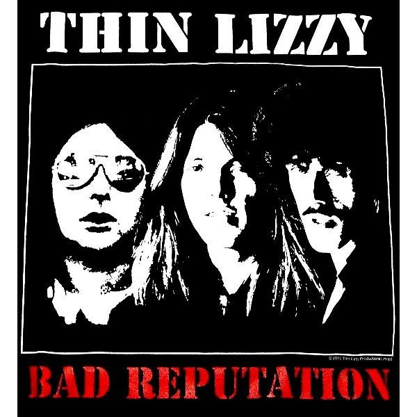 【メール便対応可】THIN LIZZY シンリジー BAD REPUTATION オフィシャル バンドTシャツ |  | 01