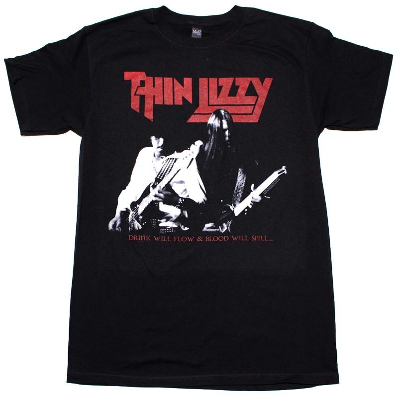 THIN LIZZY シンリジー THE DRINK オフィシャル バンドTシャツ | 