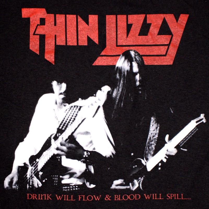 THIN LIZZY シンリジー THE DRINK オフィシャル バンドTシャツ |  | 01