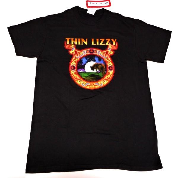 THIN LIZZY シンリジー WOLF MOON MENS SOFT TEE オフィシャル バンドTシャツ | 