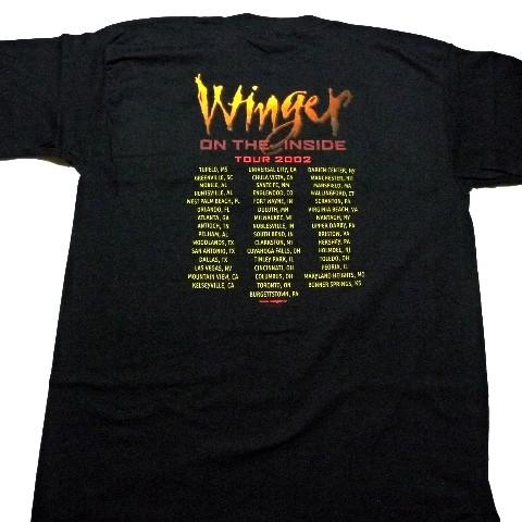 メール便対応可】WINGER ウィンガー ON THE INSIDEオフィシャルバンドT 