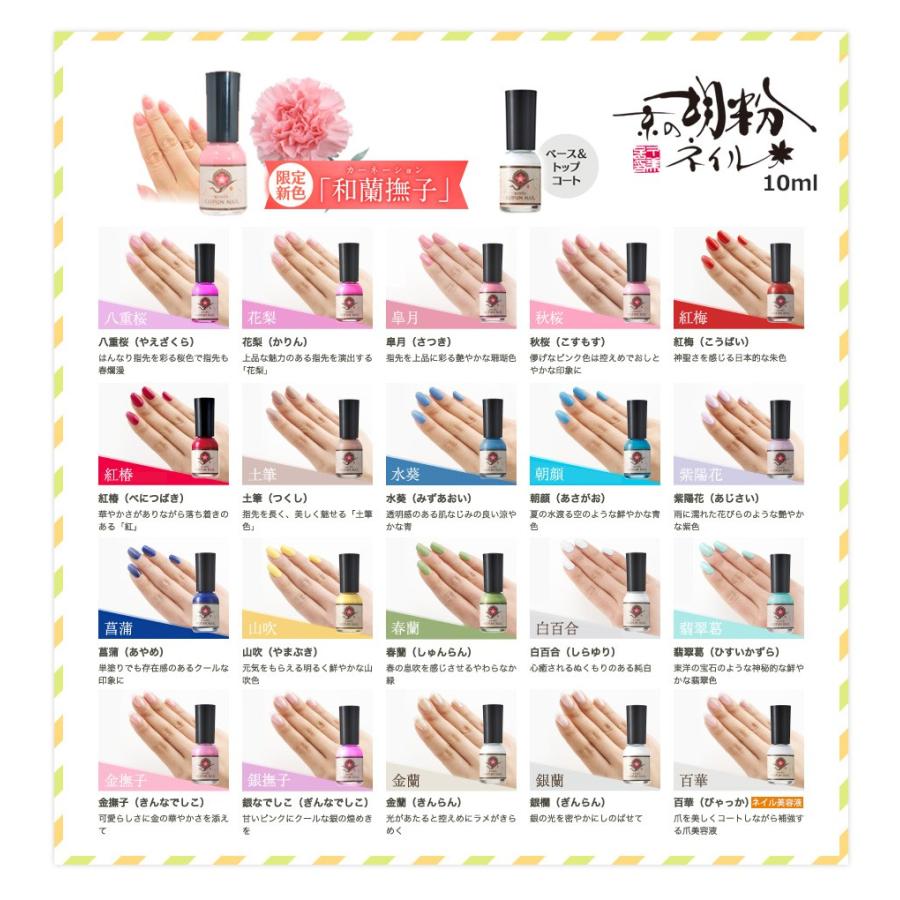 ネイル 胡粉ネイル ポリッシュ マニキュア はがせる カモフラネイル 速乾 無添 加 ネイルアート キッズネイル メール便 京の胡粉ネイル10ml ランキング1位 0001 生き生きlife Mart ヤフー店 通販 Yahoo ショッピング