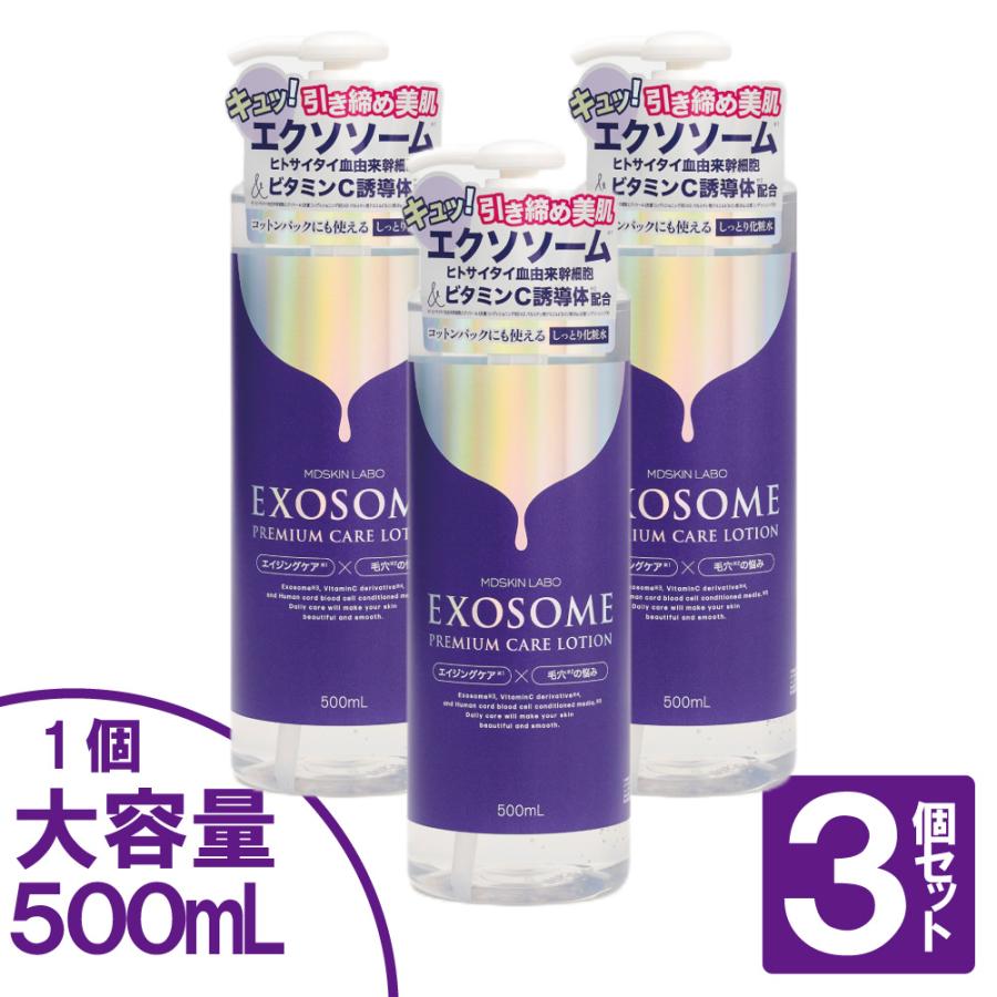 MDSKIN LABO 化粧水 大容量 エクソソーム レディース メンズ 保湿