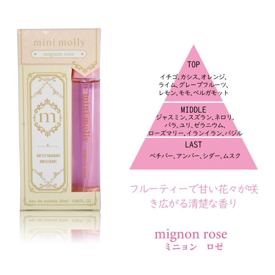 オードトワレ 香水 フレグランス 女性 minimolly ミニモリ―　20mL ムスク フローラル 香り プレゼント プチプラ レディース｜animato066210｜10