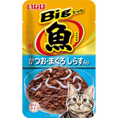 マルウオ いなば Bigマルウオ かつお・まぐろ しらす入り 80g 