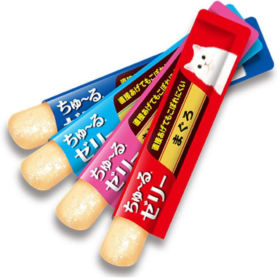 38 CIAOスティック ちゅーるゼリー まぐろ・かつおバラエティ CIAO（いなばペットフード） CIAOスティック ちゅ〜るゼリー まぐろ
