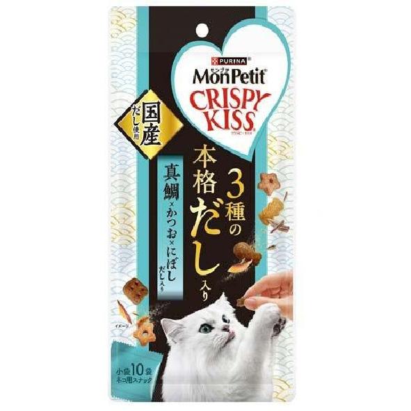 munchi出品になります。 モンプチ クリスピーキッス 3種の本格だし入り 真鯛×かつお×にぼしだし
