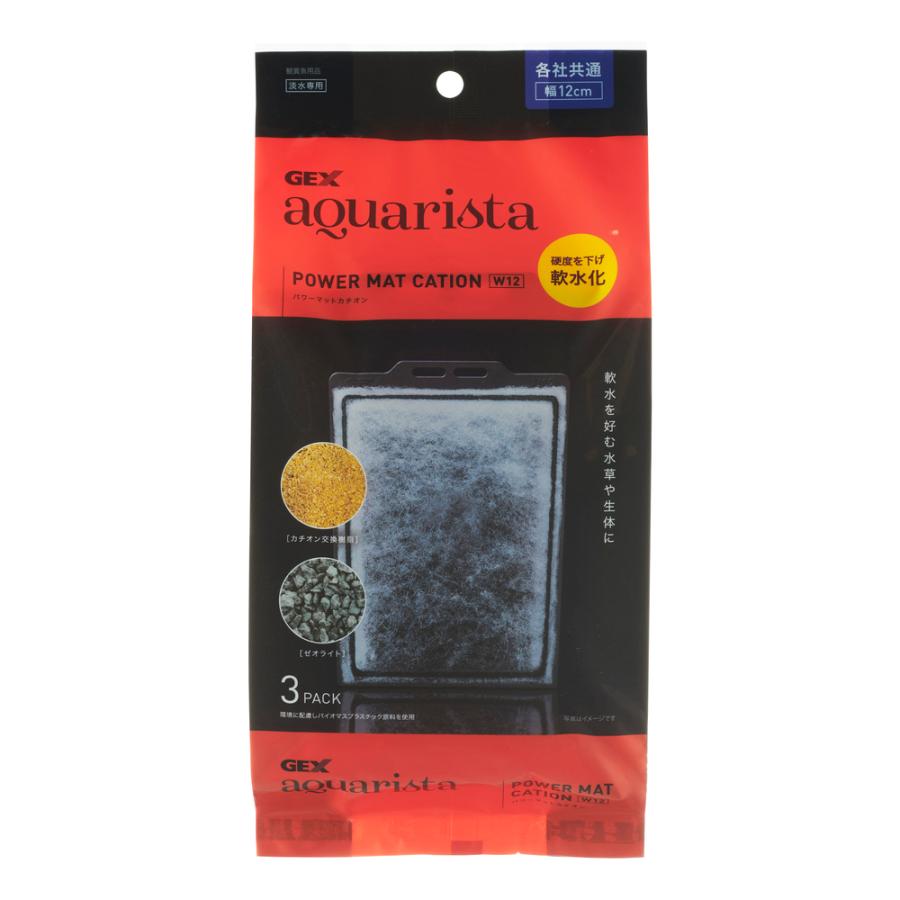 GEX aquarista パワーマット カチオン W12 3パック×12個 GEX（ジェックス） GEX aquarista パワーマットカチオン W12 3個入
