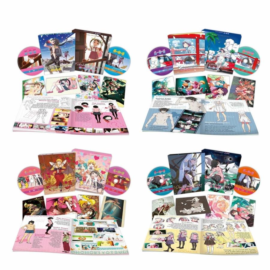 物語シリーズ DVD+Blu-Ray 全巻セット OVA 猫物語, 黒, 白, 傾物語, 囮