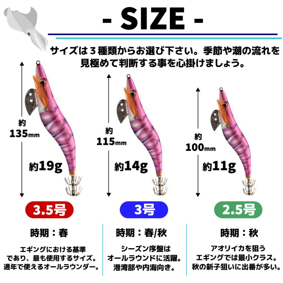 エギング セット 2.5号 3号 3.5号 仕掛け 釣り具 餌木 初心者 エギング セット 2.5号 3号 3.5号 仕掛け 釣り具 餌木 初心者